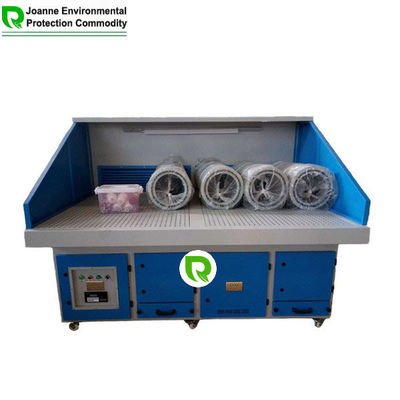 7.5kW 산업 벤치 톱 다운드래프트 테이블 먼지 추출 벤치